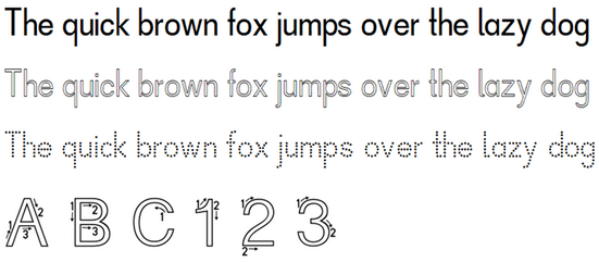 Sample_Lineaturschrift