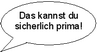 Sprechblase